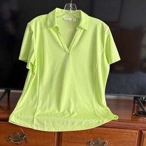 Lady Hagen Lime Green Golf Shirt. Large. ⛳️😊